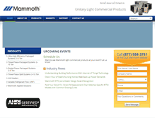 Tablet Screenshot of mammothlc.com